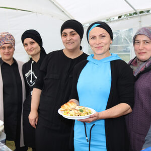 Die Frauen vom Türkischen Kulturverein verkauften internationale Spezialitäten.
