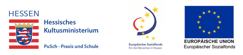 Das Förderprogramm „PuSch“ wird aus Mitteln des Landes Hessen sowie aus ESF-Mittel gefördert